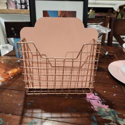 Wall Mount Gold Rose For Letters Or Paper Work