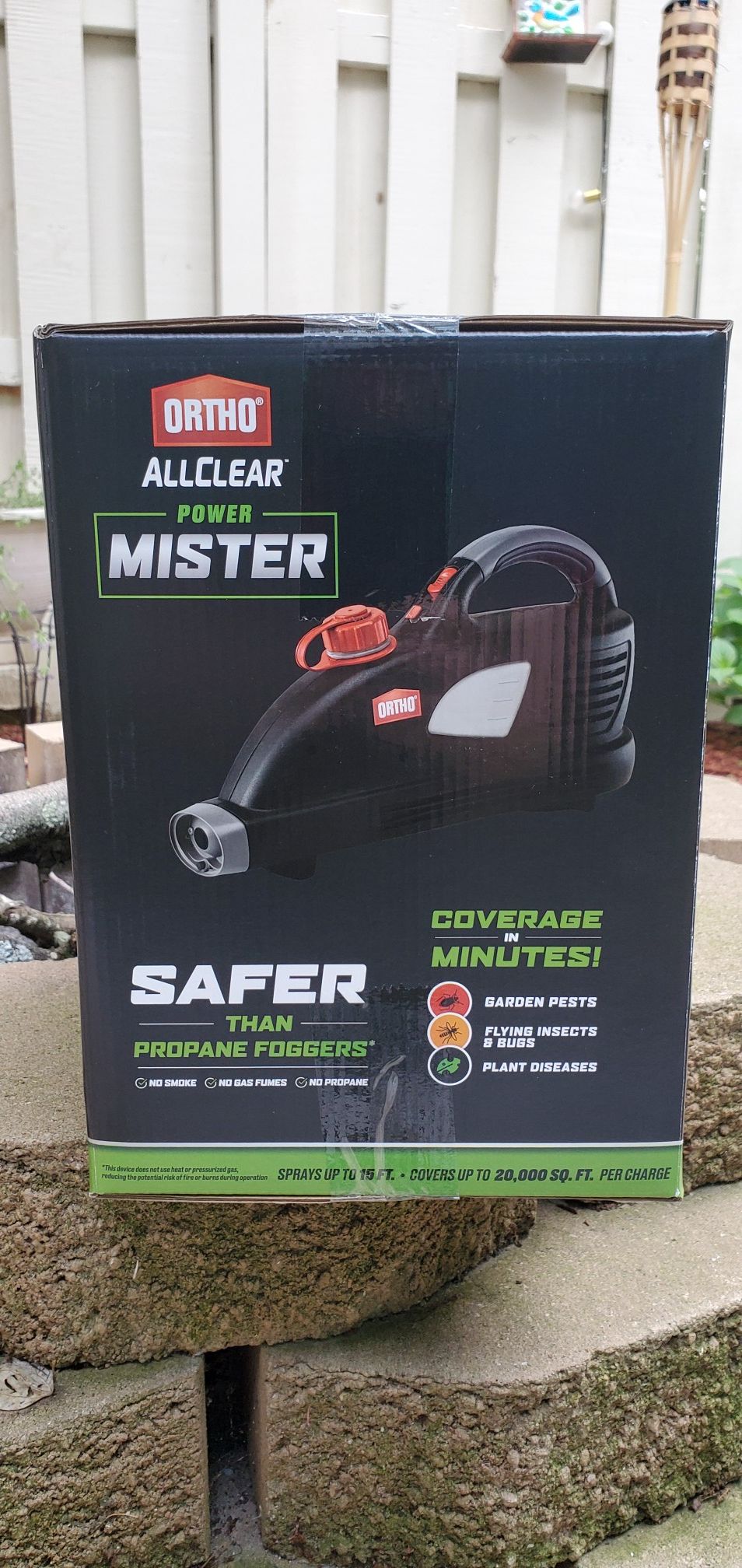 Ortho Power Mister Fogger Cordless (similar to Ryobi One+ Fogger and Victory Electrostatic
