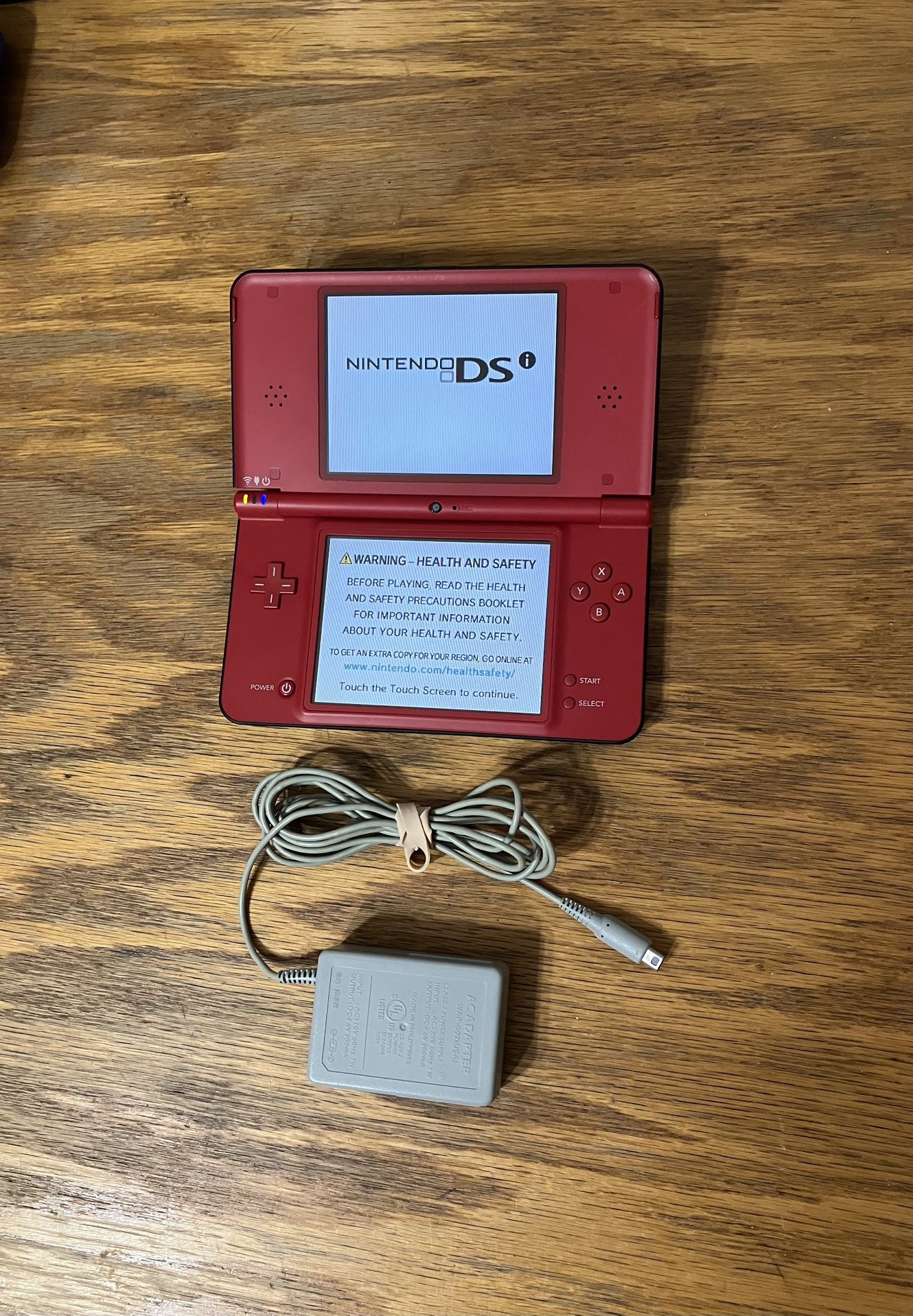Super Mario Red Nintendo DSi XL video game console system Limited Edition Handheld boy plays DS games