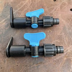 Drip irrigation connectors