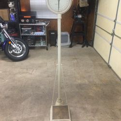 Antique 5.6ft Tall John Chatillion & Sons Lollipop Scale 