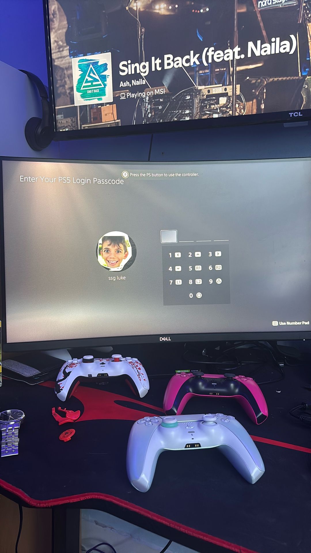 Dell Gaming Monitor Curved 144HZ 