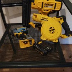 DeWalt Nail Gun ,Drill ,Air Blower 