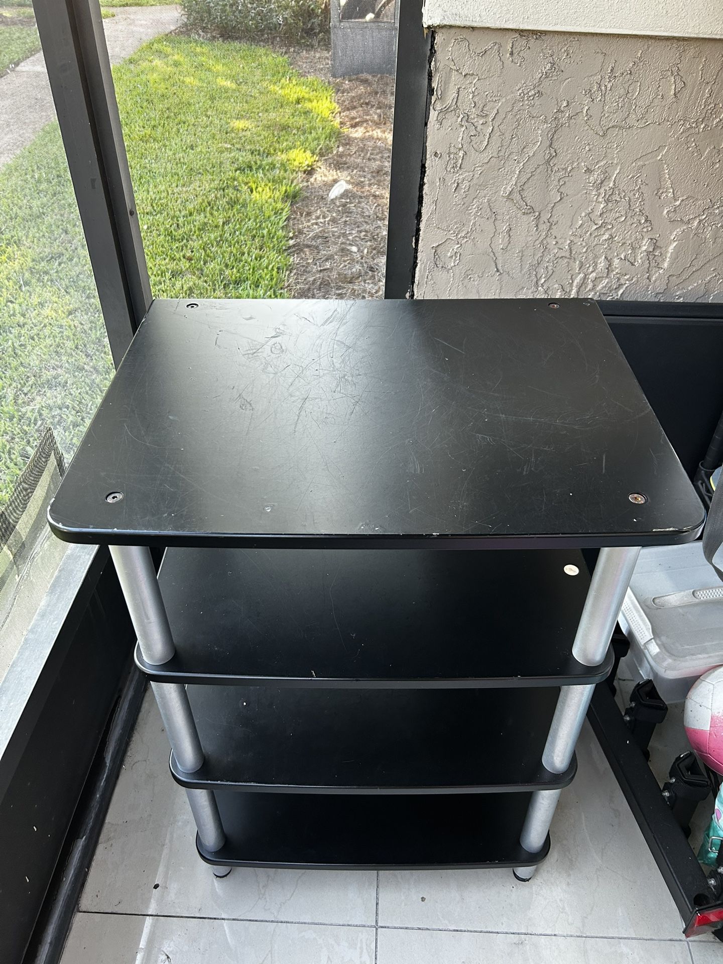 4-tier shelf storage