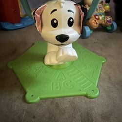 Infant Puppy Bounce And Spin Toy