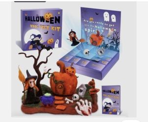 New in box Halloween wool felt kit PUO near Cedar and Shepherd
