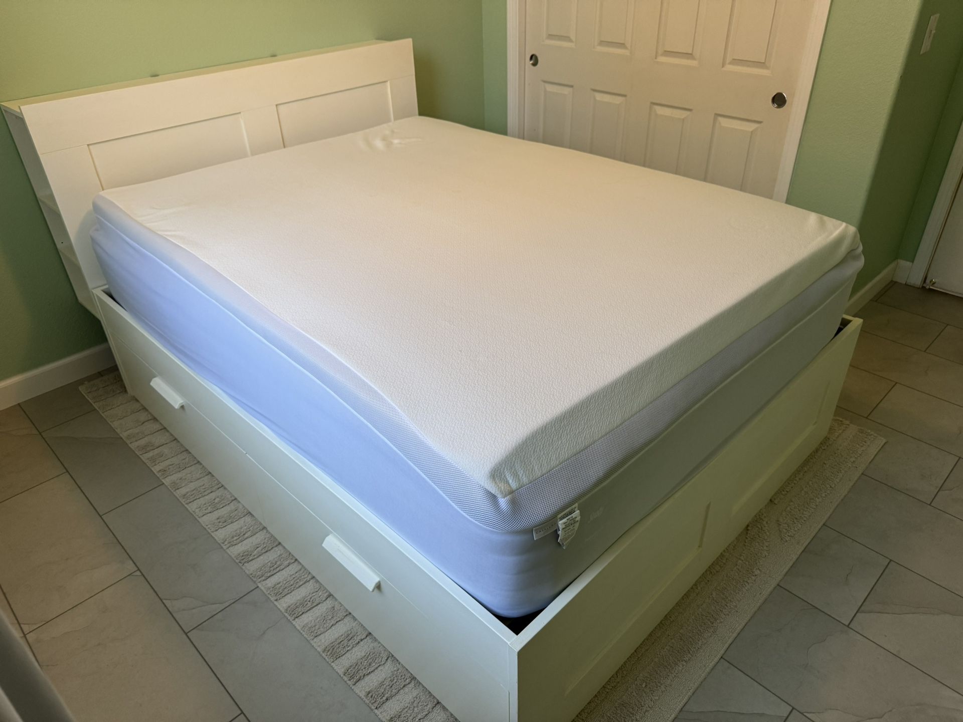 IKEA Brimnes Bed Frame With Headboard!