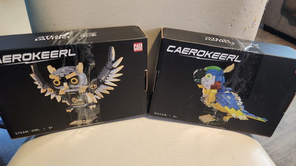 Steam Davinci Lego type puzzles lot of 2