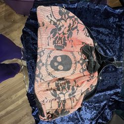 2008 Red Skeleton Y2K ALT “Iron Fist” “Goth Mall” Bag