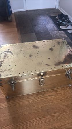 Vintage Brass Color Chest