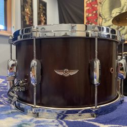 Tama Star Walnut 8x14 Satin Black Snare