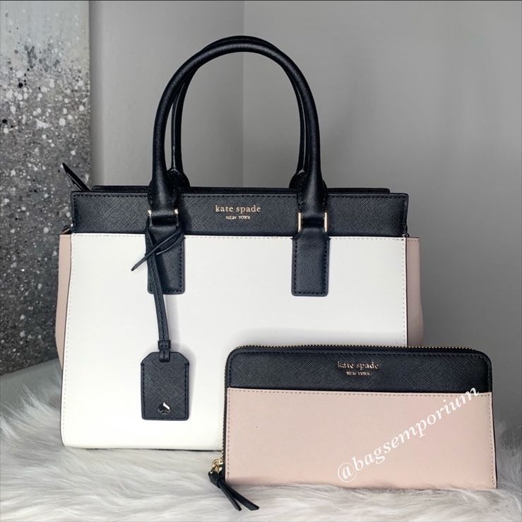 Kate Spade Cameron MD Leather Satchel Crossbody Bag Set / brand new purse