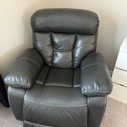 Gray Rocking Recliner