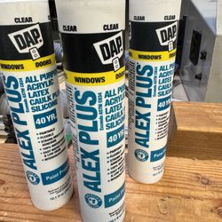 DAP Alex Plus Clear Acrylic Latex Caulk Plus Silicone
