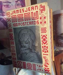 Complete JAMES JEAN- 100 piece collection featuring paintings,sketches etc..silkscreen 📦 box with 100 postcards