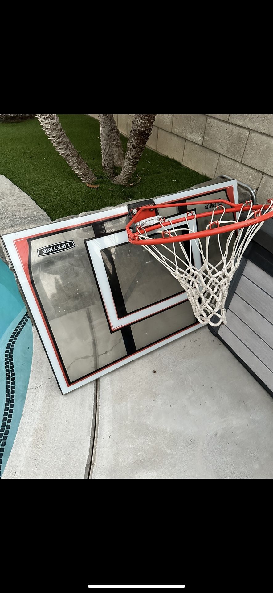 Lifetime Wall Mounted Basketball Court