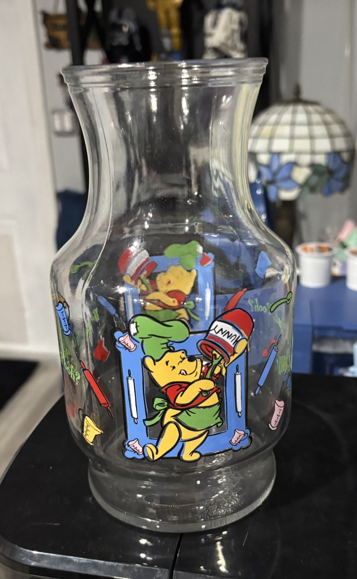 Disney Winnie The Pooh & Eeyore Carafe. “What’s Cooking Pooh”