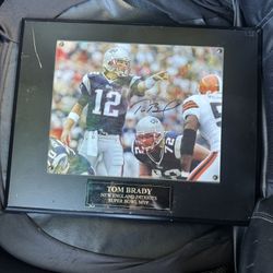 Autographed Tom Brady New England Patriots 8x10 Photo With Certificate Of Authenticity 