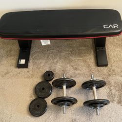 Dumbbells Plus Bench