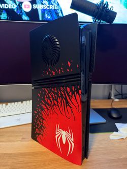 Spider-Man 2 PS5 Pro Faceplate Cover PlayStation 5 Disc Version