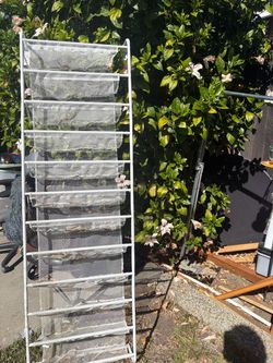 Over the four shoe rack