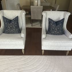 Beautiful Accent Chairs $600 For Both!