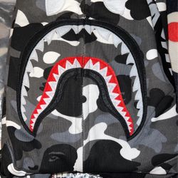 Bape hoodie shark Camo
