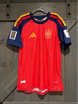 Spain home jersey size Large player version