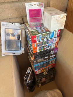 Mixed Lot of Jigsaw Puzzles and Accessories