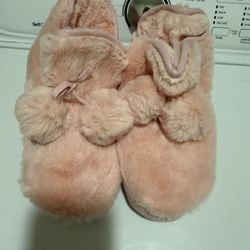 Brand New Pink Slippers Size  9
