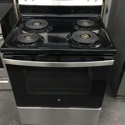 General Electric Stainless Steel Coil Top Range 