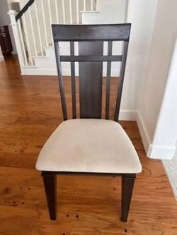 Dining chairs - solid wood - set of 4