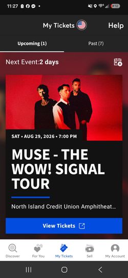 Muse with Portugal. The Man ticket