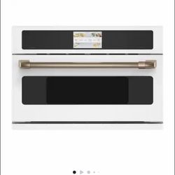 Box Built In Microwave Convection GE CAFE Matte White W 30”