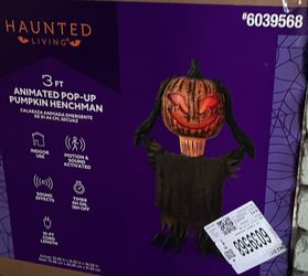 3 ft. Animated Pop Up Pumpkin Henchman