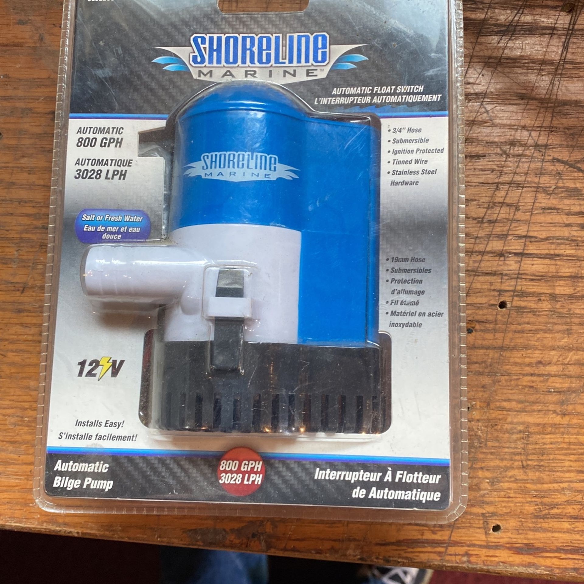 Shoreline Marine Automatic bilge pump