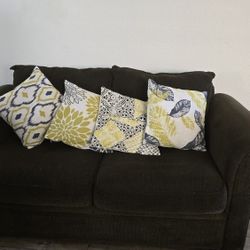 Microfiber loveseat
