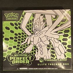Perfect Order Pokemon Center Elite Trainer Box 