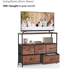 TV Stand Dresser For Bedroom Or Living Room 