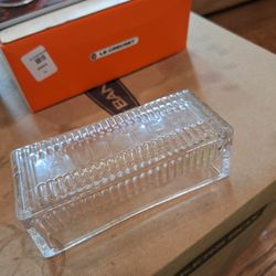 Crystal Butter Dish