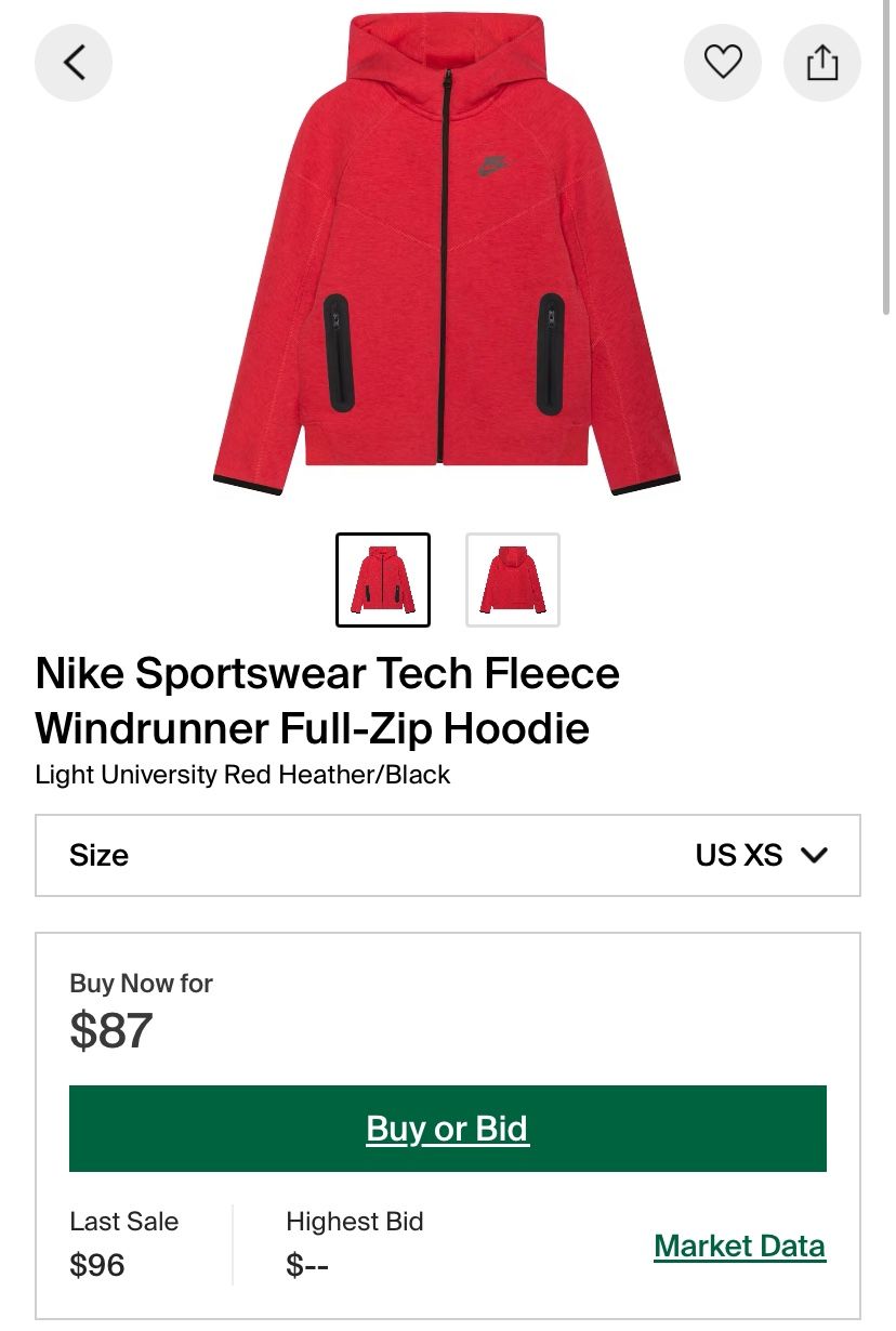 Red Nike Tech