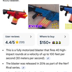 Nerf Rival Khaos Mxvi-4000 Blaster