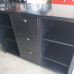 Nice Well Made Wood Dresser Book shelf Storage
