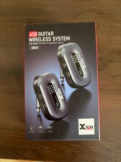 Xvive A58 Wireless Guitar System 5.8GHz Wireless Guitar Transmitter Receiver