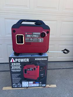 A-iPower XOS2600i Inverter Generator 2600W