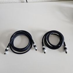 MONSTER CABLE LIGHTSPEED INTERLINK 200 FIBER OPTIC CABLE TOSLINK 7-FEET - 2 Pack