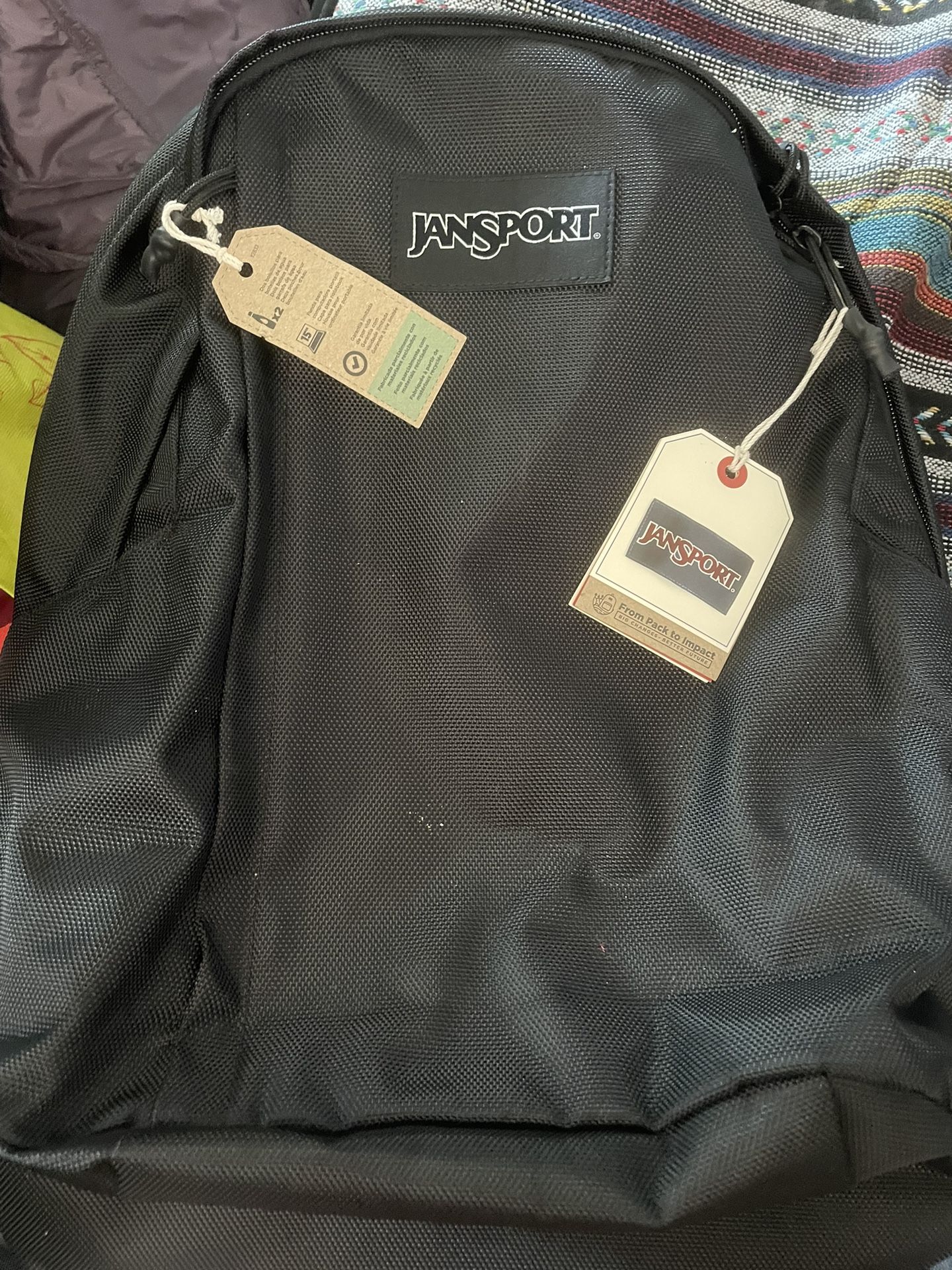 Jansport Backpack Solid Black JanSport Station 25L
