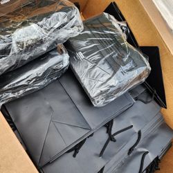 Black Shopping Bags 