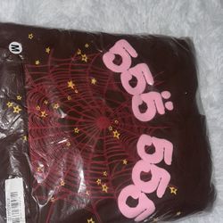 Brown Sp5der Hoodie 