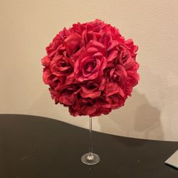 Red Rose Ball Centerpiece
